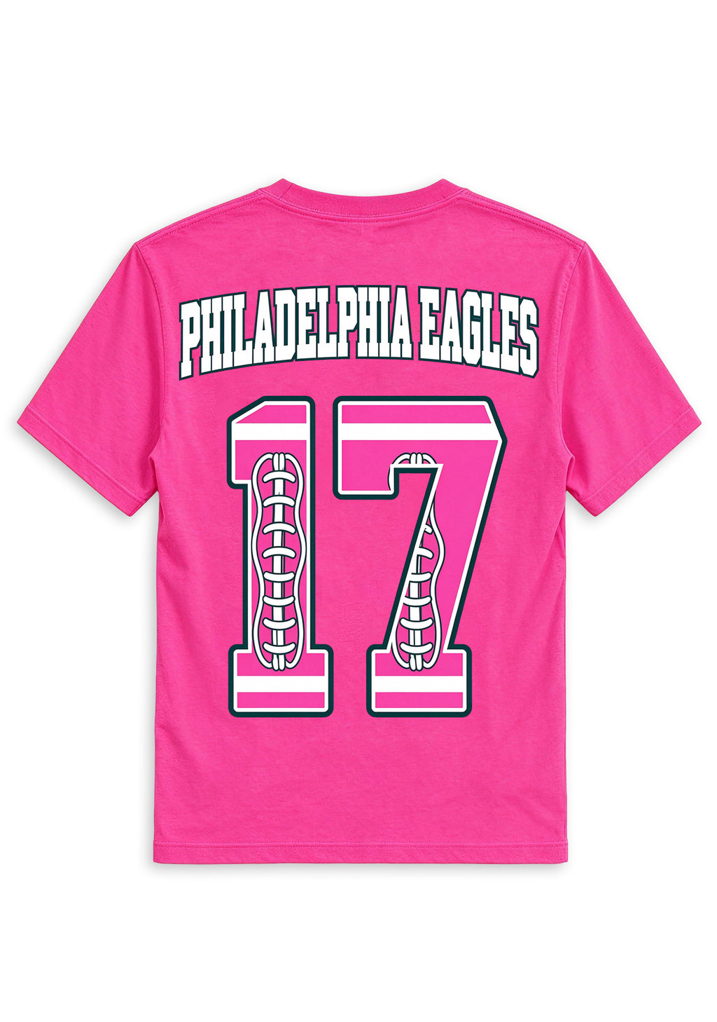 Philadelphia Eagles Pink Out Tackle Breast Cancer Awareness V-Neck T-Shirt