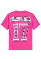 Philadelphia Eagles Pink Out Tackle Breast Cancer Awareness V-Neck T-Shirt