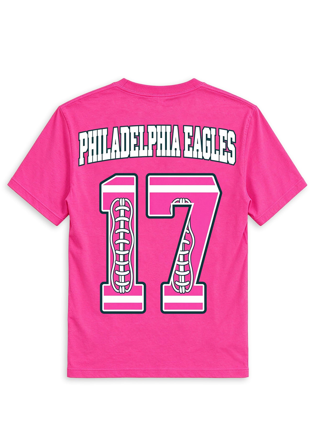 Philadelphia Eagles Pink Out Tackle Breast Cancer Awareness V-Neck T-Shirt