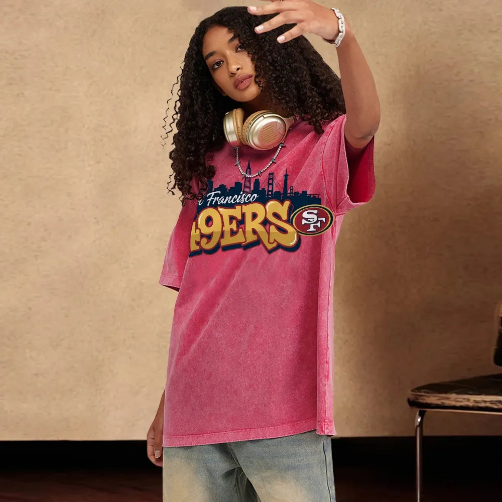 San Francisco 49ers Unisex Vintage Washed T-shirt