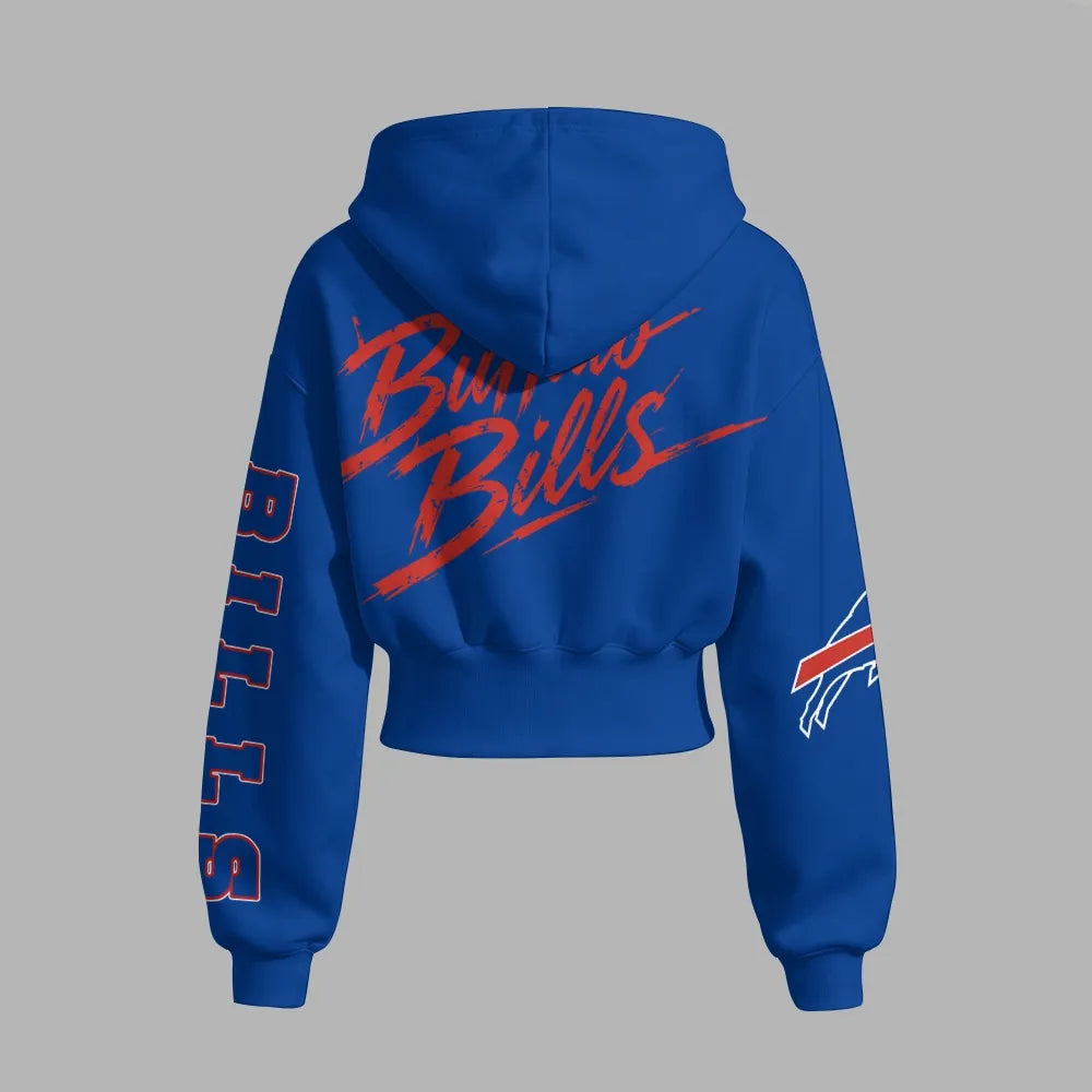 Buffalo Bills Zip-up hooded jacket and elastic-waist pants set | NFL