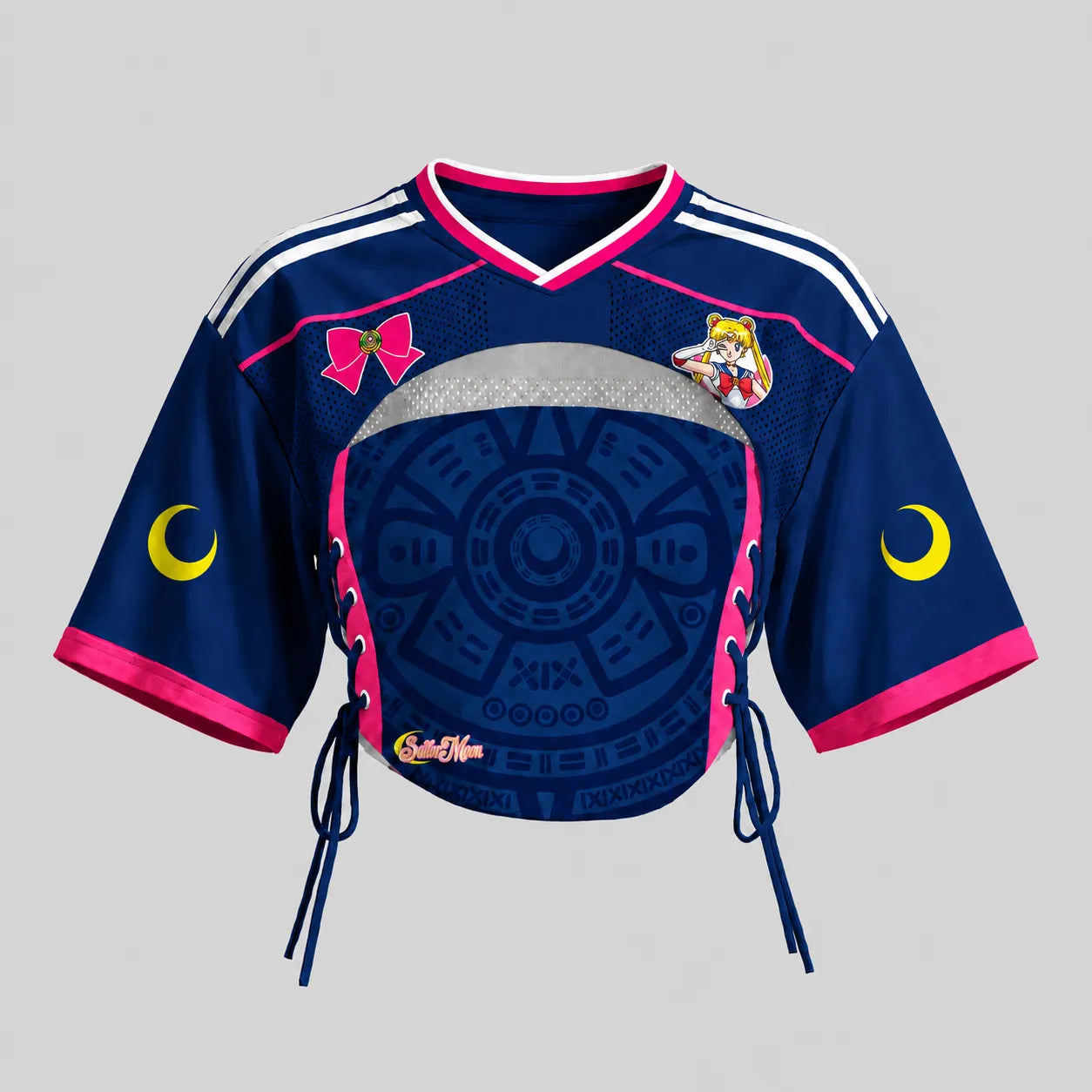 “Sailor Moon” Mesh Short-Sleeve Tube Top Set