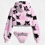 Pokémon Women's Cropped Hoodie & Thong Sets