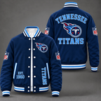 Tennessee Titans Navy Varsity Jacket