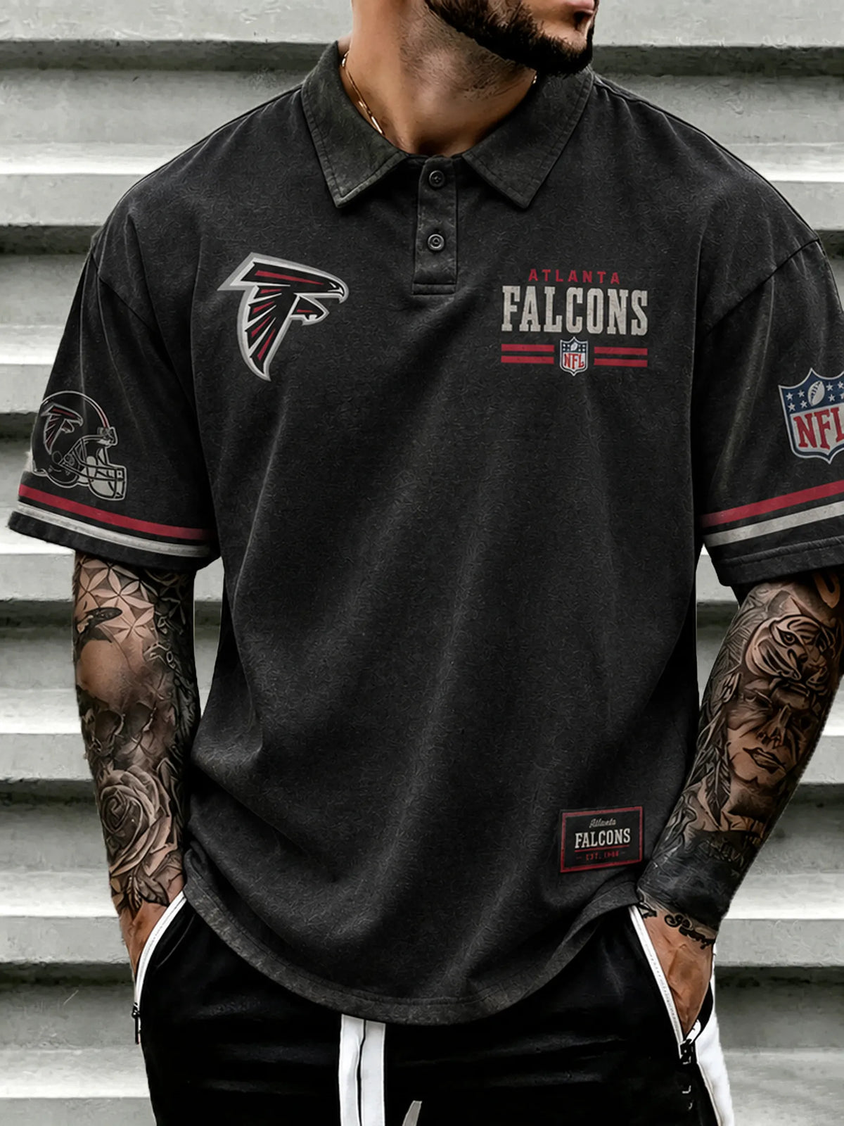 Atlanta Falcons Men's Printed Polo Shirt Main image