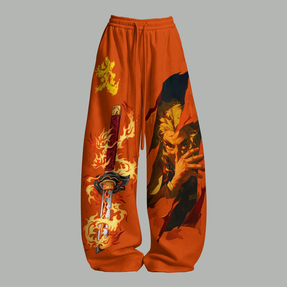 Demon Slayer T-Shirt  & Elasticated Trousers Two-Piece Set