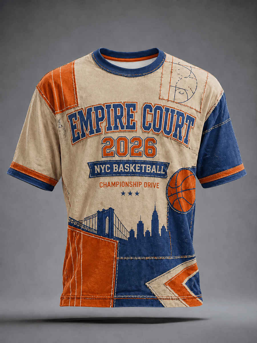 Men's Empire Court 2026 NYC Basketball T-shirt Main image