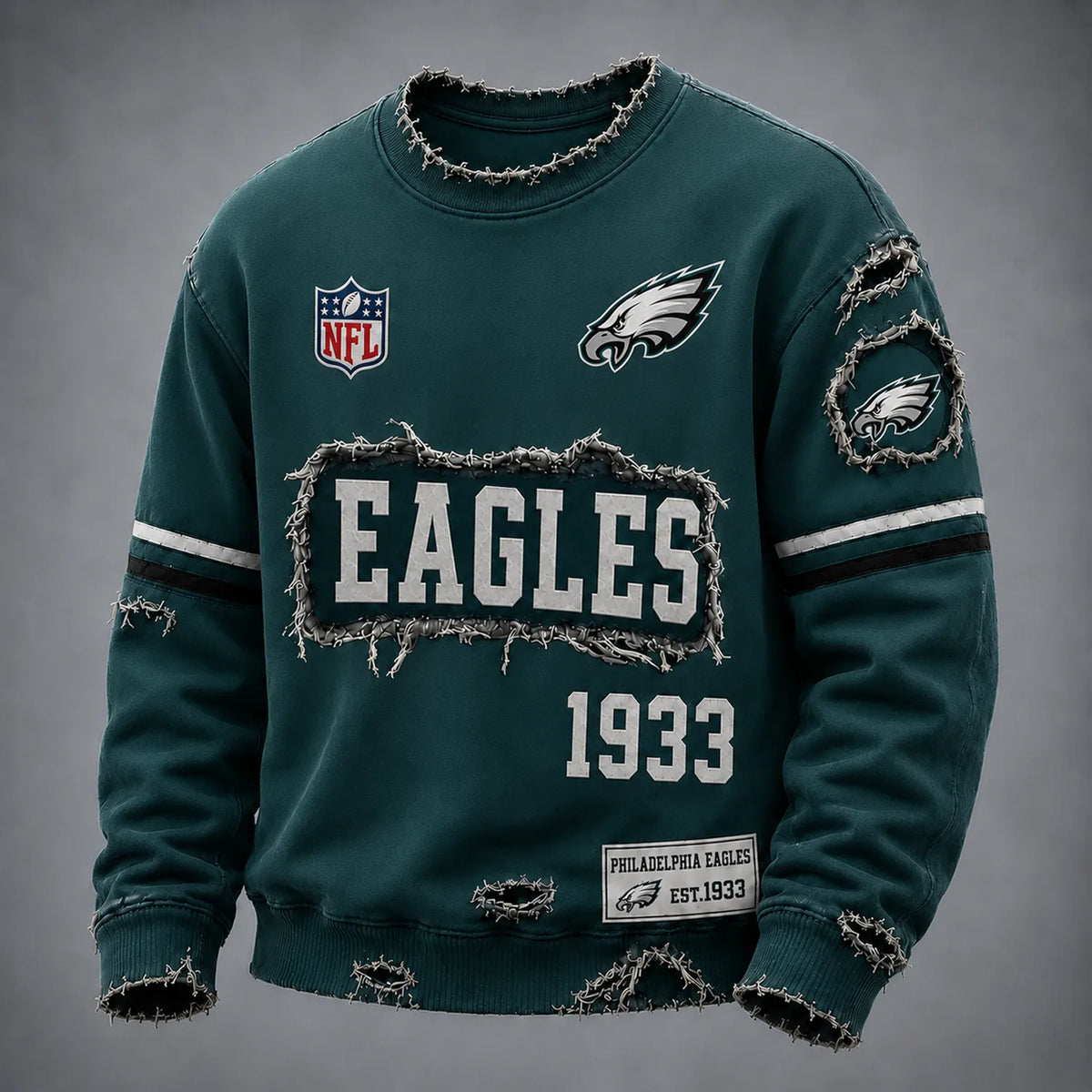 PHI x NFL LUXURY V-Neck T-Shirt 3005 DatND DVT