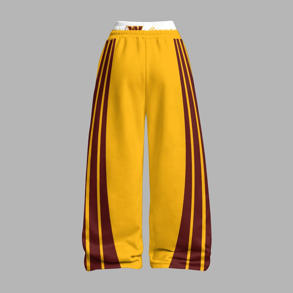 Washington Commanders Zip-up hooded jacket and elastic-waist pants set