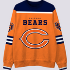 Chicago Bears Ripped Graphic Crewneck Sweatshirt