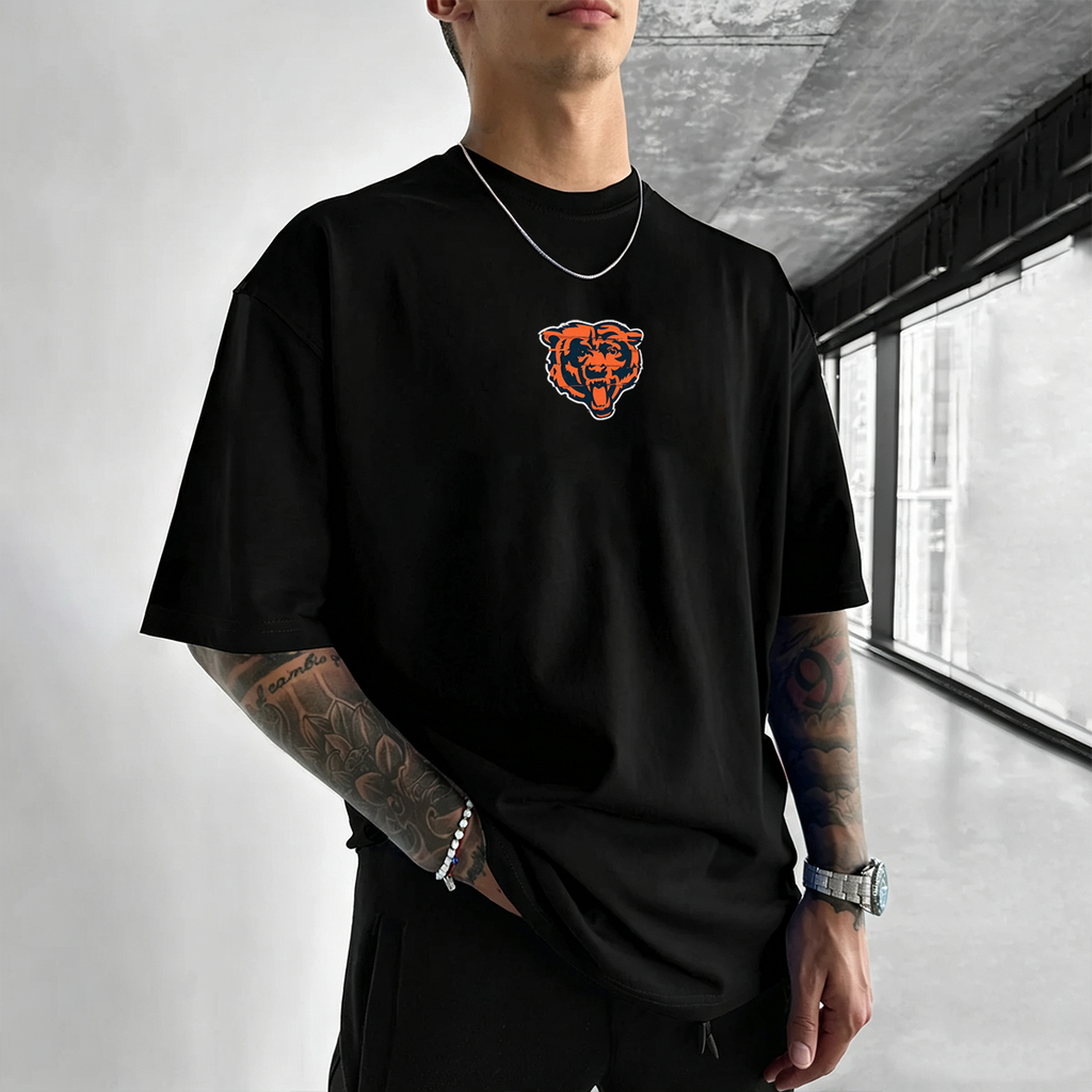Chicago Bears Distressed Brushstroke Graphic T-Shirt