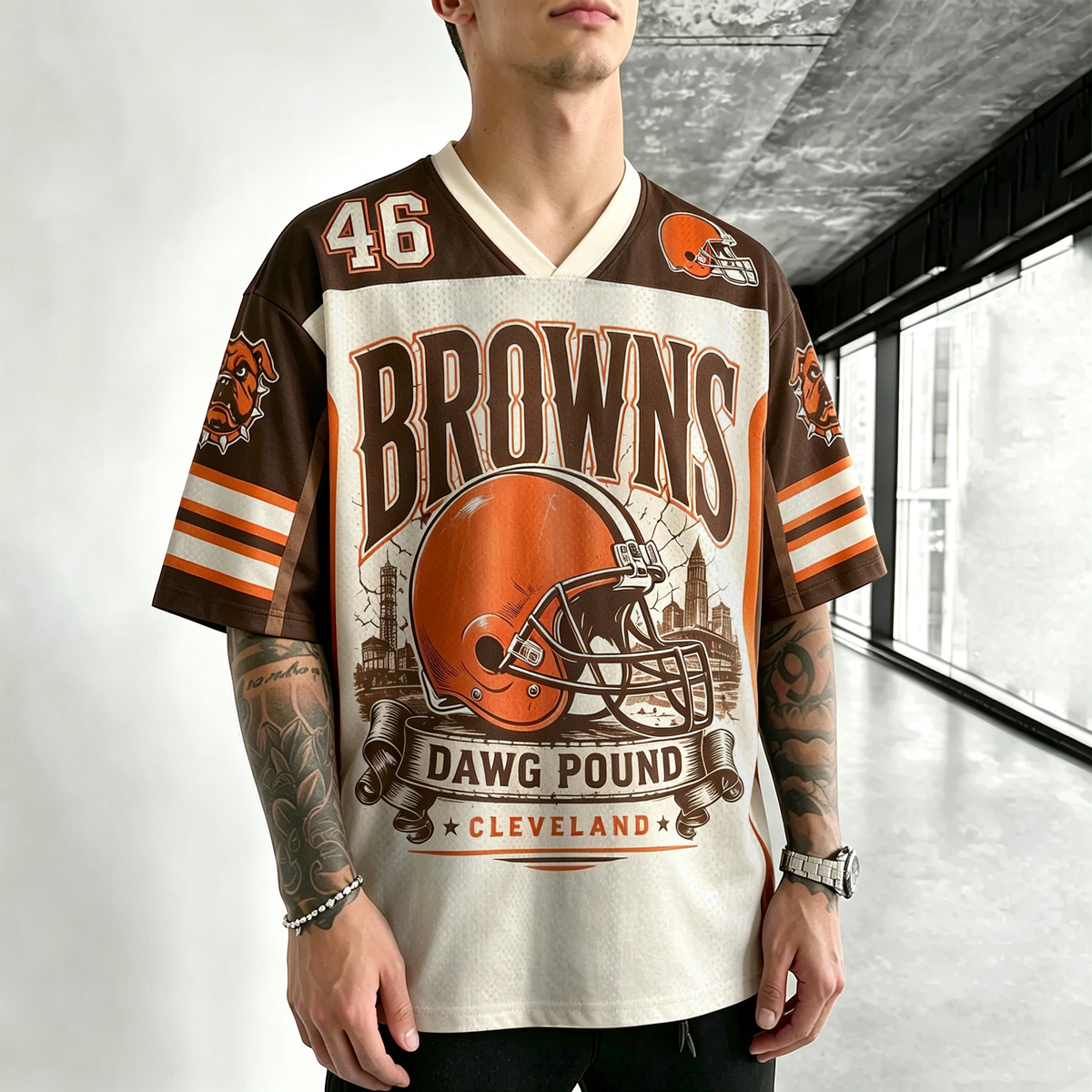 Cleveland Browns Dawg Pound NFL Jersey Shirts