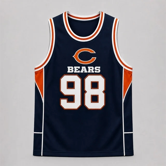 Chicago Bears Printed Sleeveless Fan Jersey