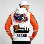 Chicago Bears 2026 New 3D Graphic Hoodie