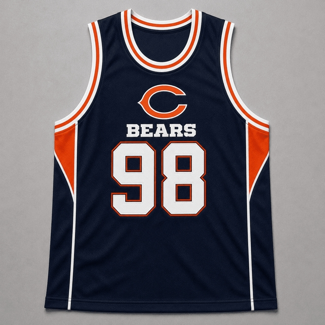 Chicago Bears Printed Sleeveless Fan Jersey