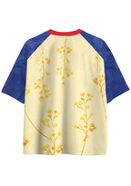 Vintage Floral Print Colombia Mesh Jersey Shirts