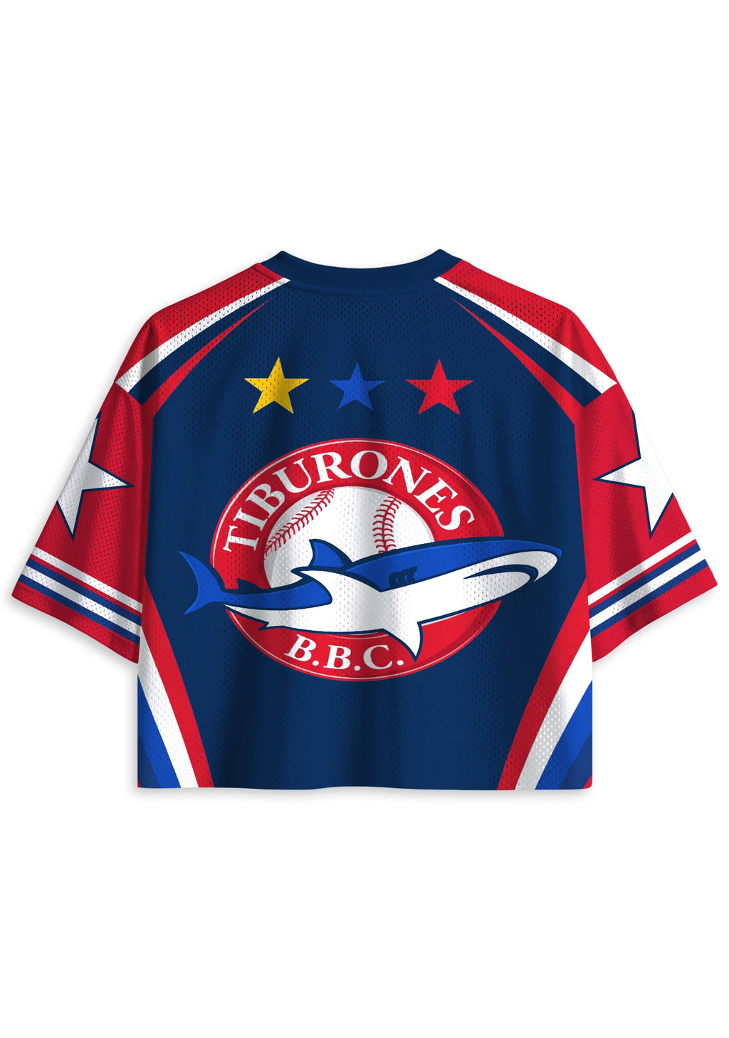 La Guaira Venezuelan Baseball Game Day Cropped Jersey Shirt