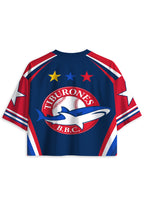 La Guaira Venezuelan Baseball Game Day Cropped Jersey Shirt
