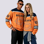 Chicago Bears Ripped Graphic Crewneck Sweatshirt