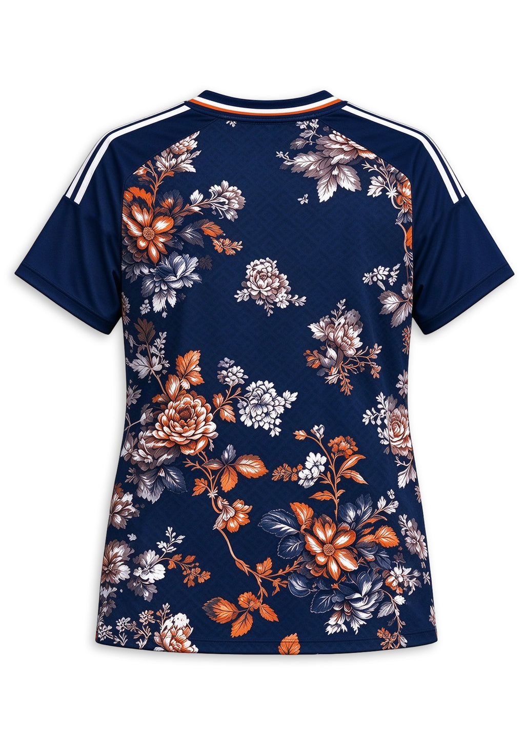 Women's Chicago Bears Floral V-Neck T Shirt