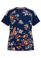 Women's Chicago Bears Floral V-Neck T Shirt