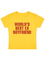 World's Best Ex Boyfriend Y2k Baby Tee