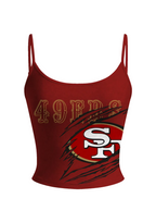 San Francisco 49ers Graphic Tops & Elasticated Trousers Two-Piece Set