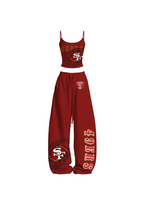 San Francisco 49ers Graphic Tops & Elasticated Trousers Two-Piece Set