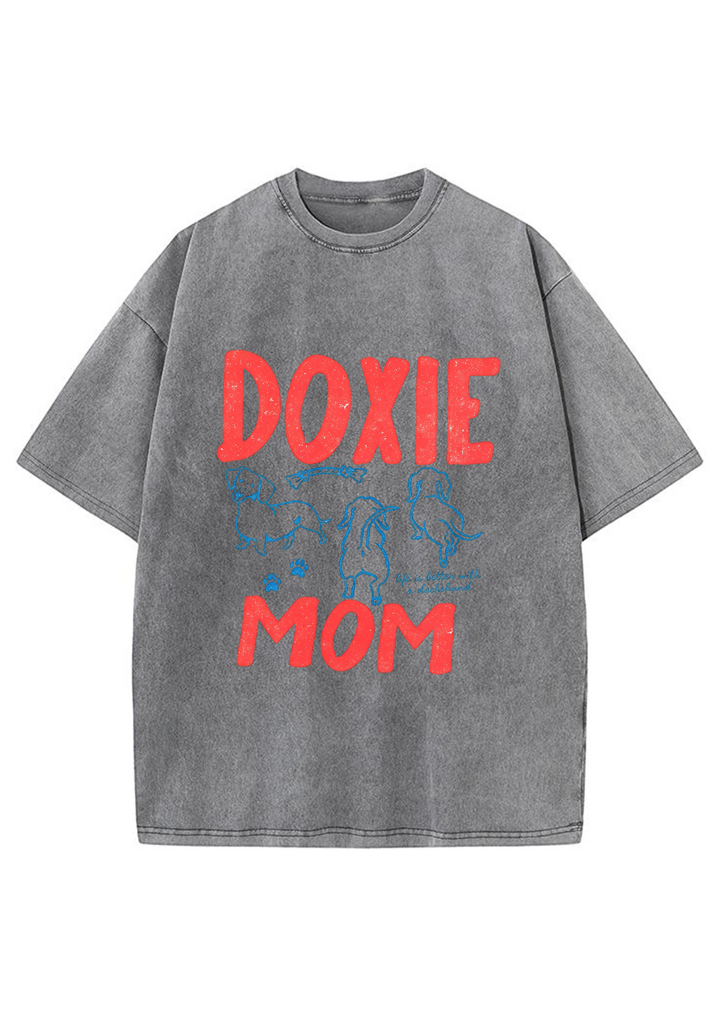 Doxie Mom Washed Tee