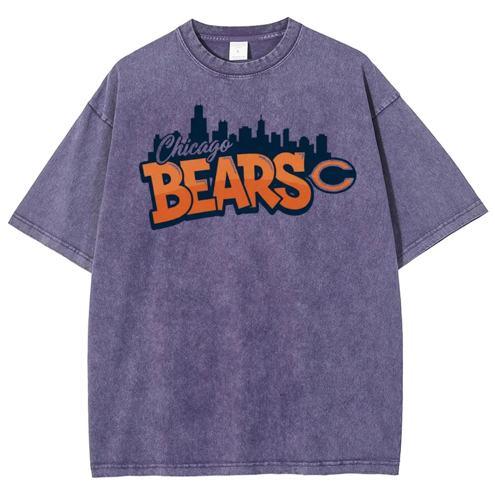Chicago Bears Unisex Vintage Washed T-shirt