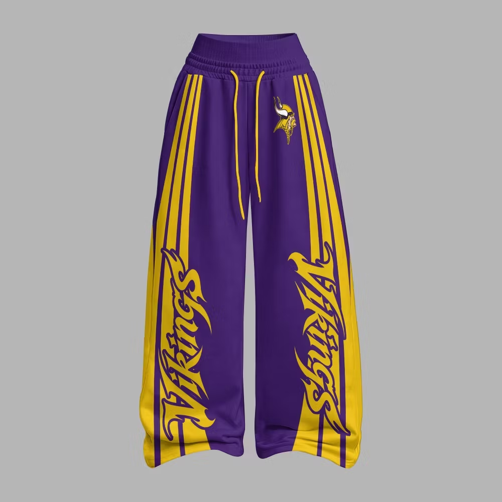 Minnesota Vikings Zip-up hooded jacket and elastic-waist pants set