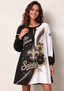 Women's New Orleans Saints Floral Long Sleeve Game Day Mini Dress