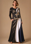 Women New Orleans Saints Print Long Sleeve Maxi Dress