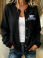 Women'S Casual Football Plant Knitted Cardigan Top
