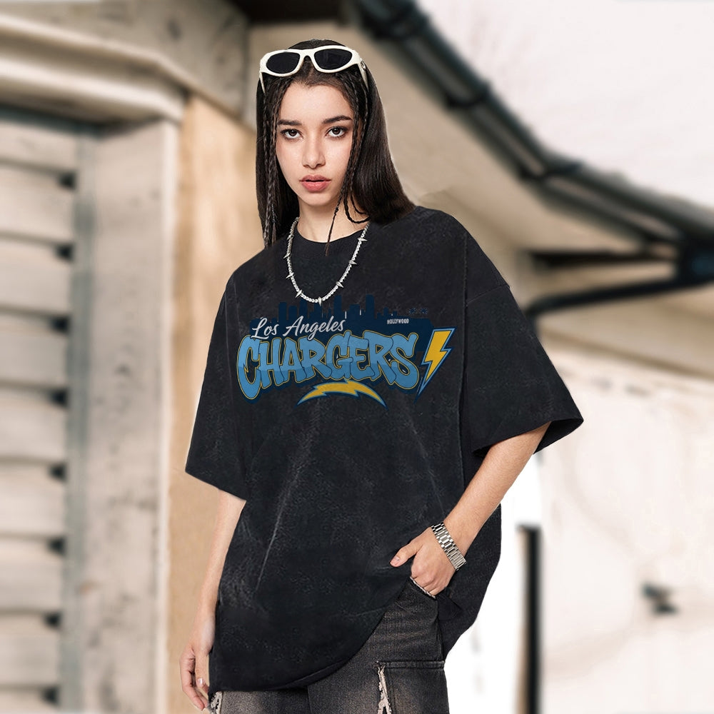 Los Angeles Chargers Unisex Vintage Washed T-shirt