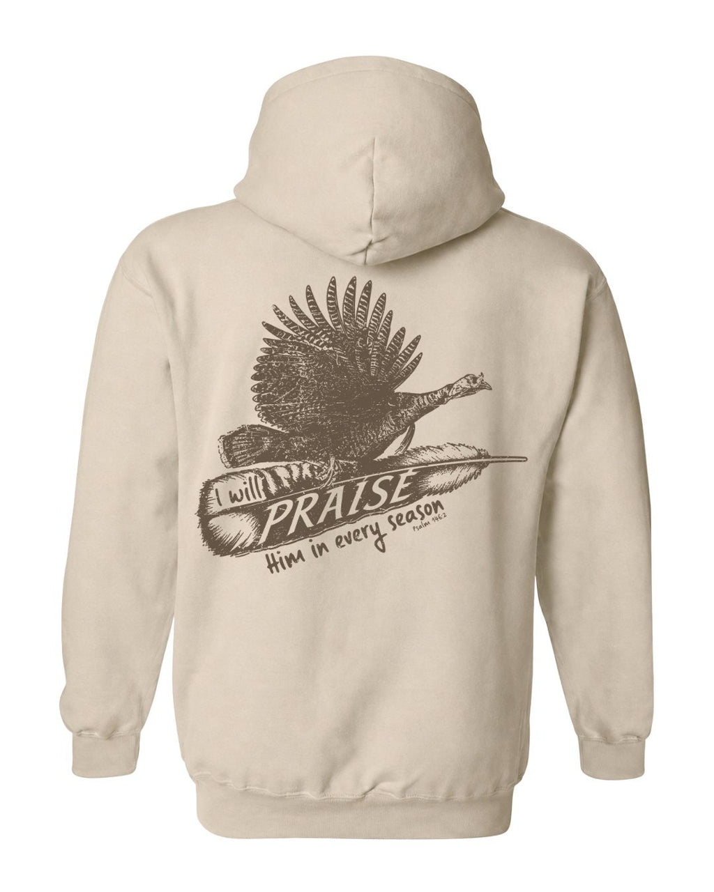 Faith And Turkey Feather Hoodie