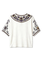Boho Purple Gold Floral Baltimore Ravens V-Neck Blouse