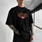 49ers Distressed Stack Letter Printed T-Shirt