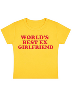 World's Best Ex Girlfriend Y2k Baby Tee