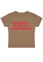 World's Best Ex Girlfriend Y2k Baby Tee