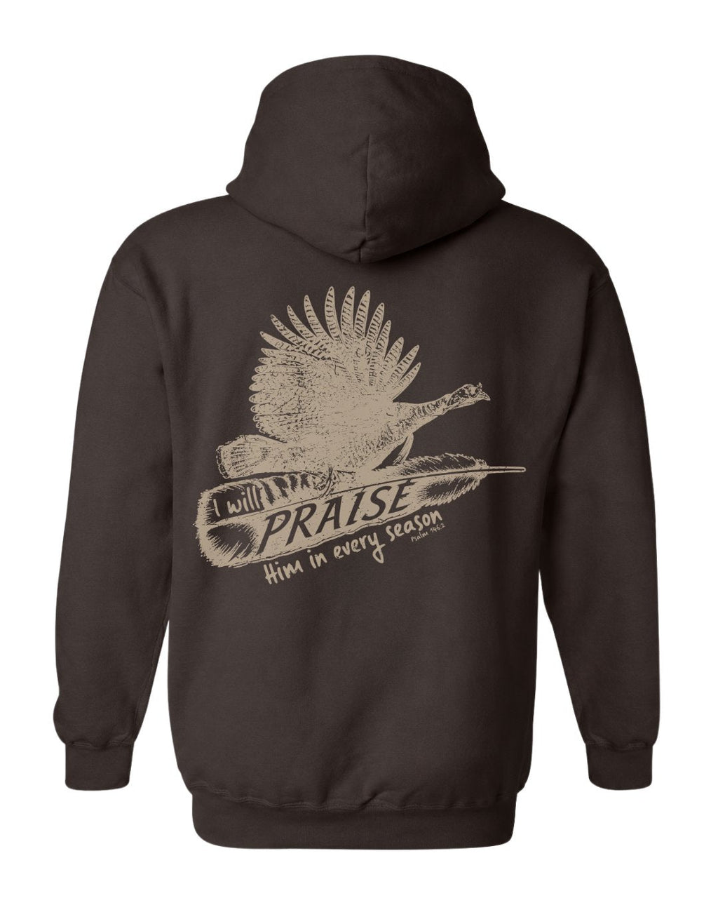 Faith And Turkey Feather Hoodie