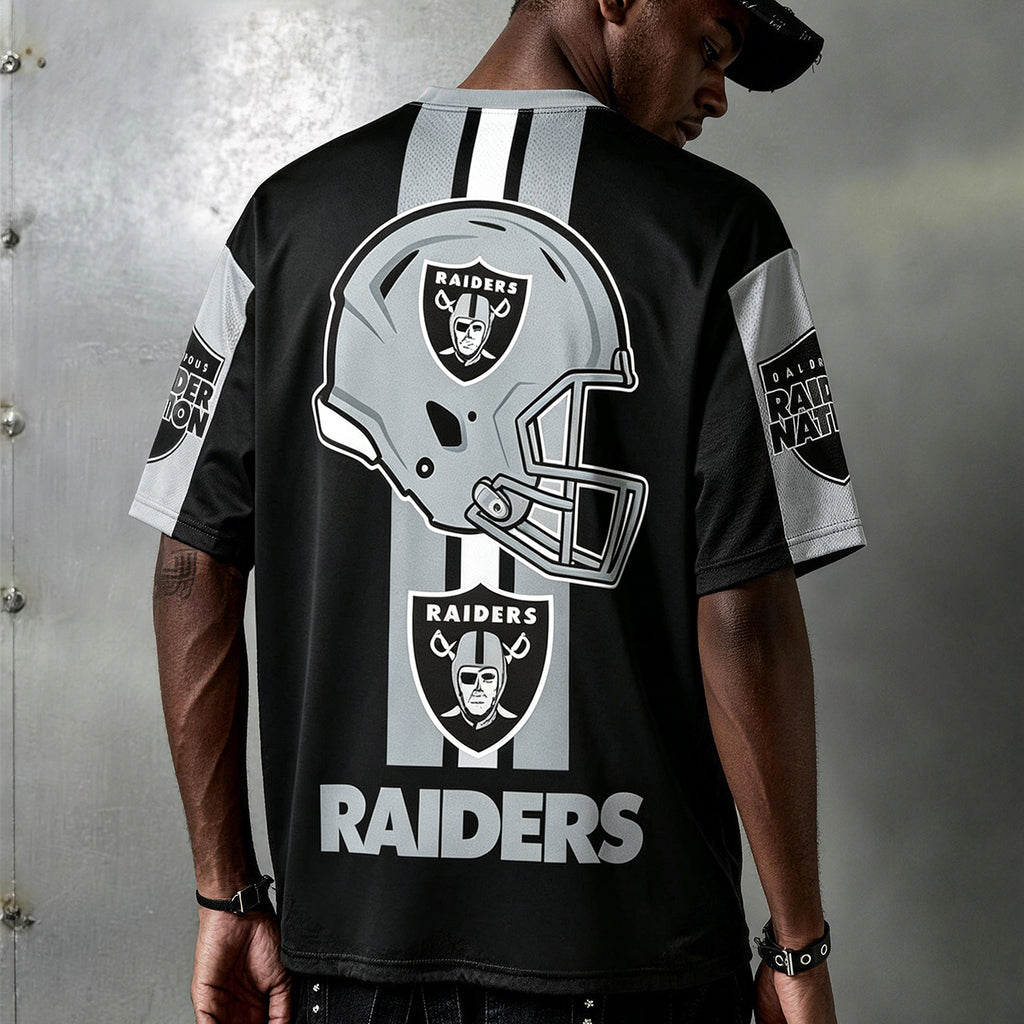 Las Vegas Raiders Football Helmet Jersey Shirts