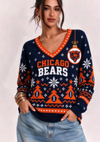 Women’s Chicago Bears Ugly NFL Christmas Sweatshirt