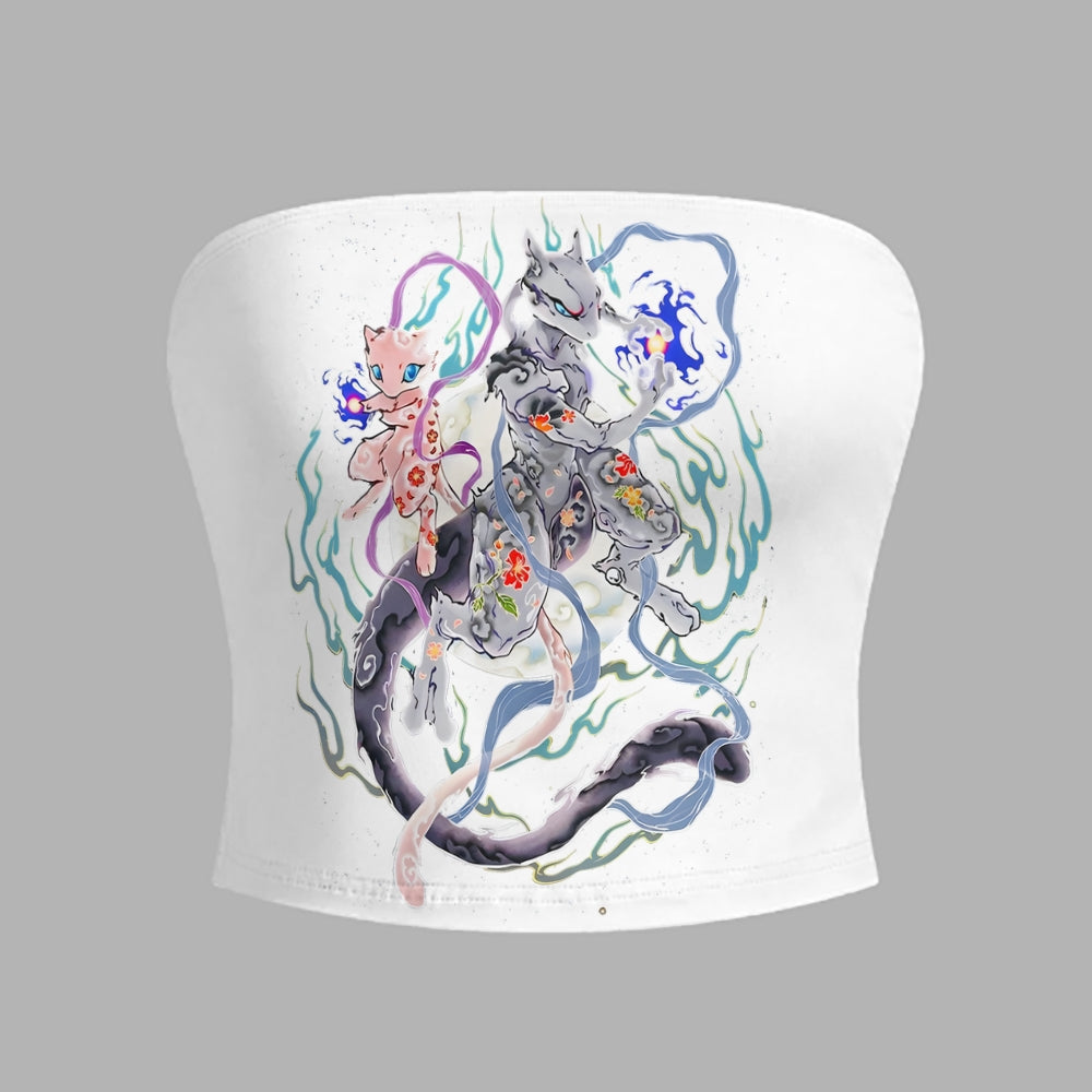 Pokémon Tight Casual Camisole Tops & Elasticated Trousers Two-Piece Set