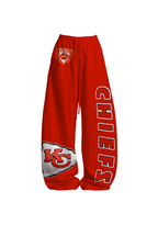 Kansas City Chiefs KC Arrowhead Logo Tops & Elasticated Trousers Two-Piece Set