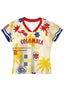 Retro Colombia Tropical Baby Tee