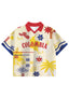 Retro Colombia Tropical Cropped Collared Soccer Jersey