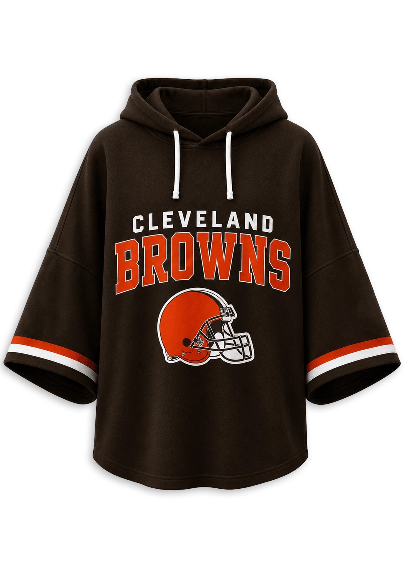 Women’s Cleveland Browns 3/4 Dolman Sleeve Hoodie Secondary image