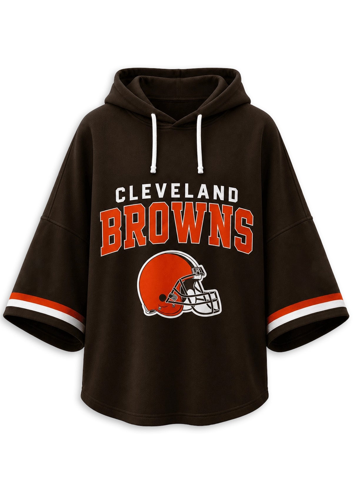 Women’s Cleveland Browns 3/4 Dolman Sleeve Hoodie