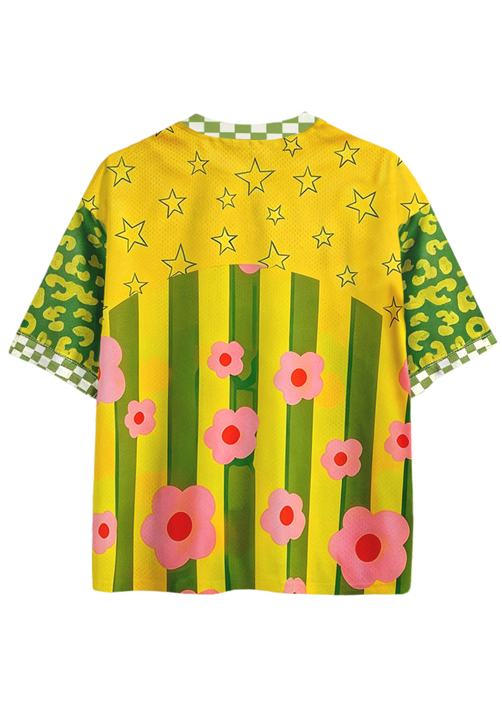Colombia Retro Floral Star Mesh Jersey Shirts
